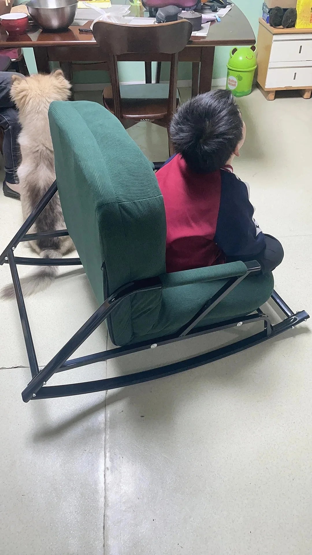 Lazy Rocking Chair Household Living Room Adult Balcony Leisure Bedroom Recliner Single Lazy Sofa Human Rocking Chair Muebles