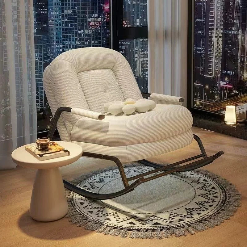 High Quality Nordic Leisure Chair Single Recliner Sofa Comfort Modern Living Room Recliner Lazy Chair for Relax