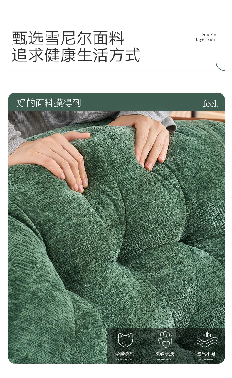 【Best-selling】Functional Retractable Adjustable Chair Back Reclining Velvet Rocking Accent Swivel Microfiber Fabric Living Room