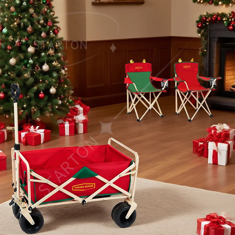 multifunctional vehicle shopping beach foldabl Foldable portable picnic outdoor camping vehicle camping chair heavy-duty folding