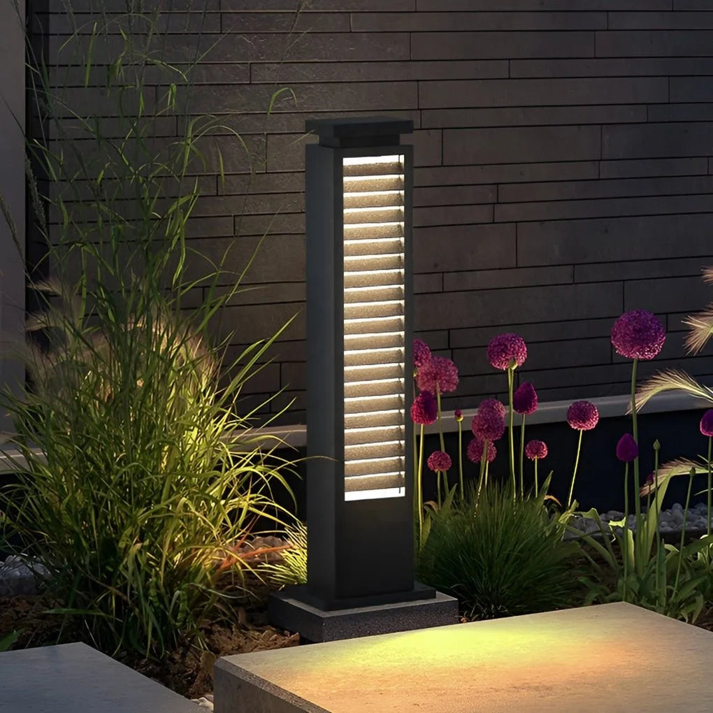Garden Lights 10W Warm White Stainless Steel Post IP54 Waterproof for Modern Pathway and Entrance Landscape Light