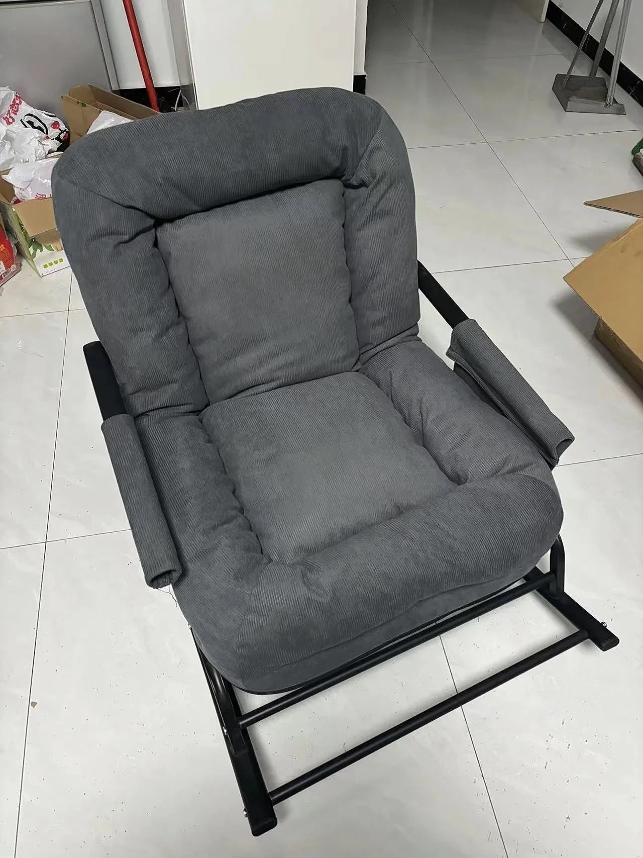 Lazy Rocking Chair Household Living Room Adult Balcony Leisure Bedroom Recliner Single Lazy Sofa Human Rocking Chair Muebles