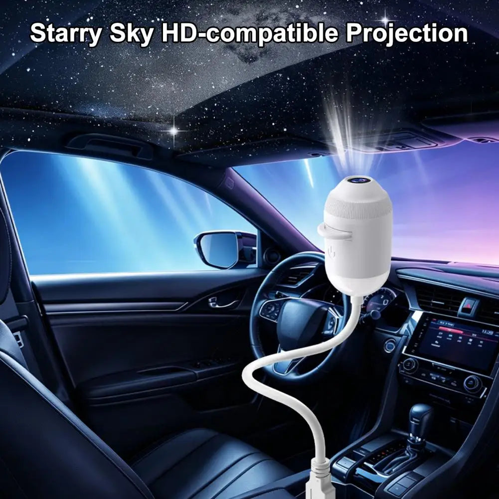 USB Starry Sky Projector Lamp 2 in 1 Night Light with Touch Control Adjustable Brightness Clear HD Image for Bedroom Decor Gift