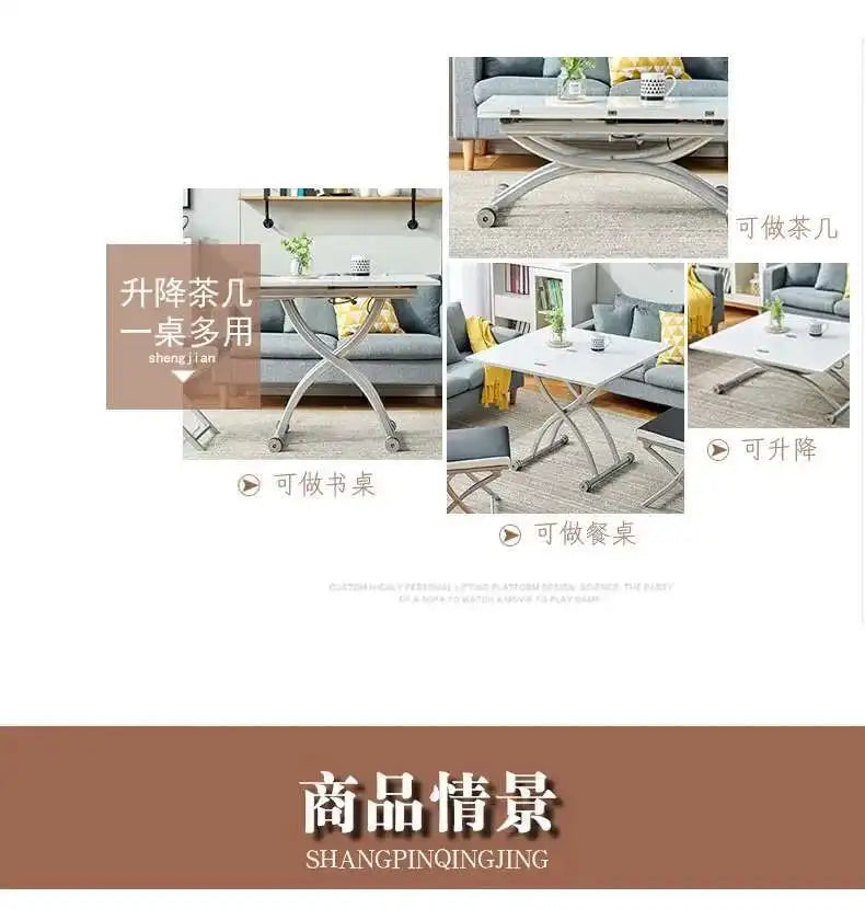Small White Coffee Tables Nordic Design Rectangular Coffee Tables Bedroom Minimalist Mesas Table Basse Pour Salon Home Furniture
