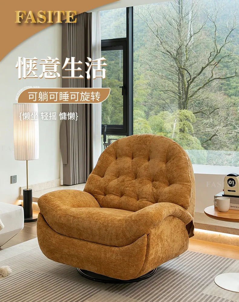 Multifunctional lazy sofa first-class space capsule living room sofa reclining chair
