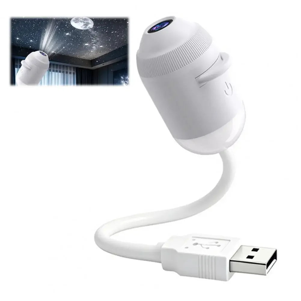 USB Starry Sky Projector Lamp 2 in 1 Night Light with Touch Control Adjustable Brightness Clear HD Image for Bedroom Decor Gift