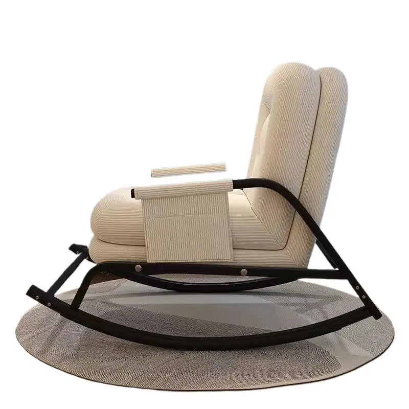 Lazy Rocking Chair Household Living Room Adult Balcony Leisure Bedroom Recliner Single Lazy Sofa Human Rocking Chair Muebles