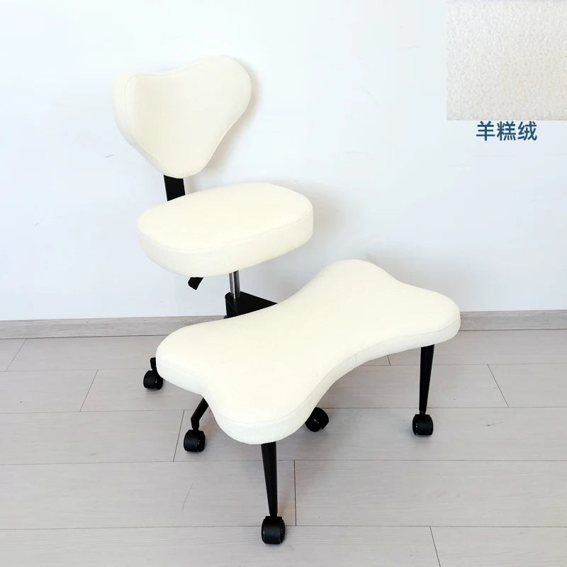 Cross-legged Chair Computer Desk Office Seat Sitting Not Sitting Easy Chair Dormitory Stool Squatting