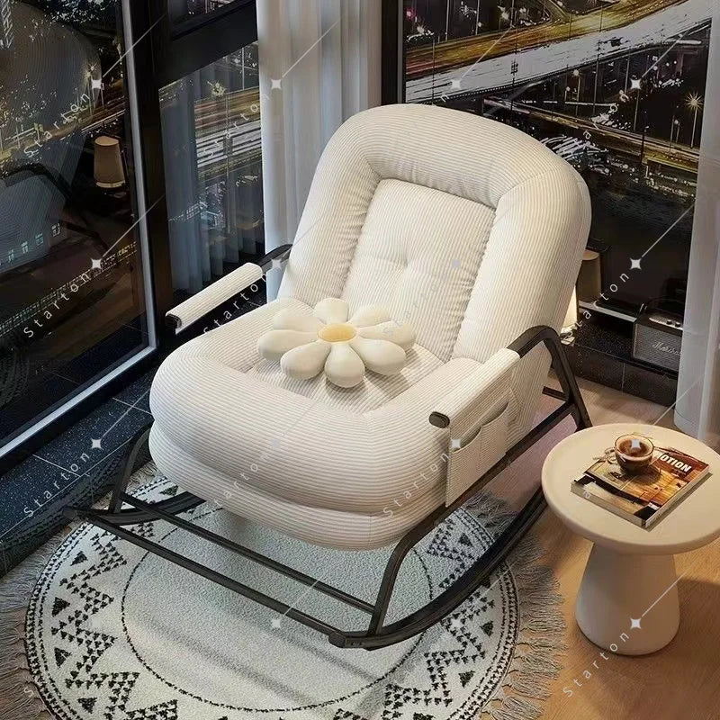 High Quality Nordic Leisure Chair Single Recliner Sofa Comfort Modern Living Room Recliner Lazy Chair for Relax