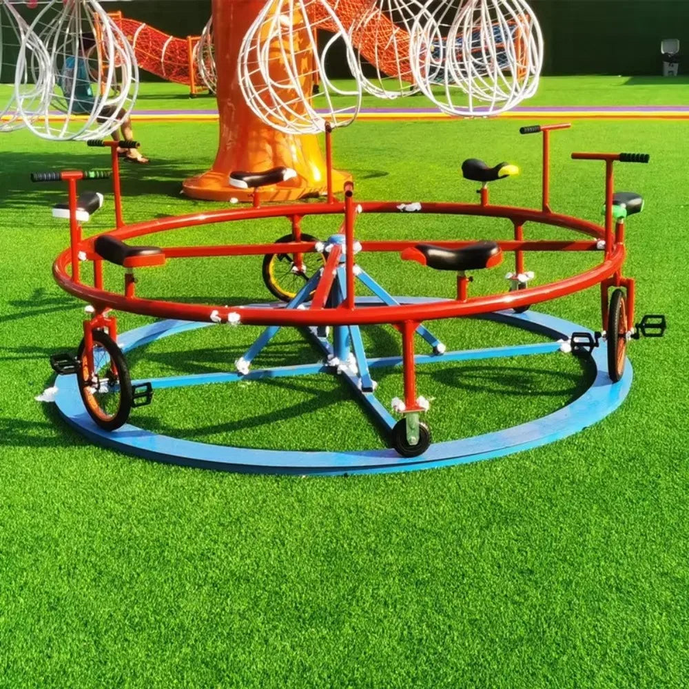 Kindergarten multi-person tricycle 8-seat low-cost children's toy car for sale