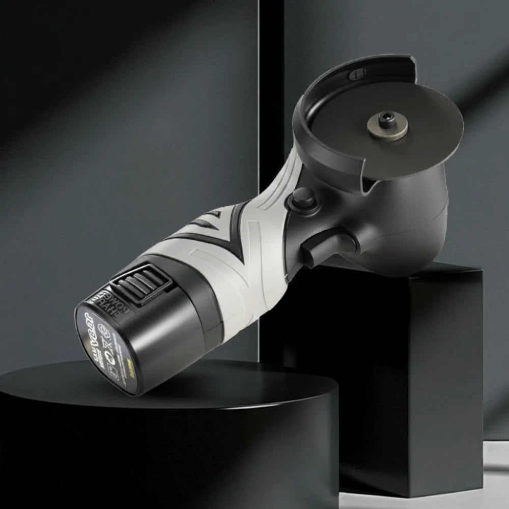 Cordless Design Electric Angle Grinder Protective Guard Compact Cordless Angle Grinder Tool Non-slip Striped