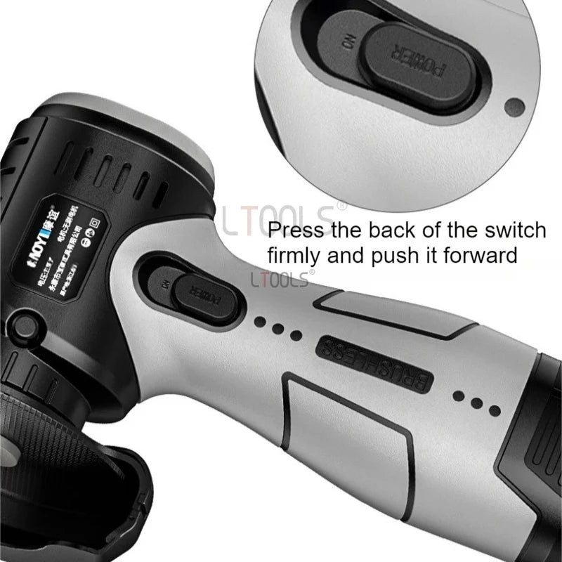 Brushless Angle Grinder Cordless Lithium Battery Handheld Electric Scissors for Cutting Wood Plastic Metal Rebar Professional