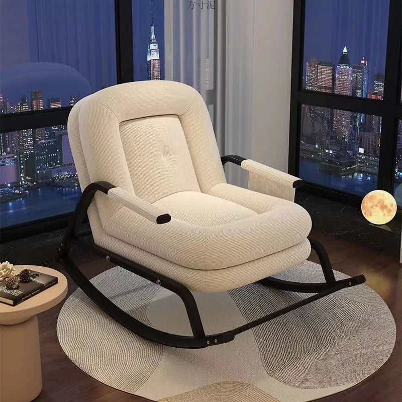 AOLIVIYA Casual Foldable Reclining Lounge Chair For Living Room Office Relaxation With Adjustable Back B369258