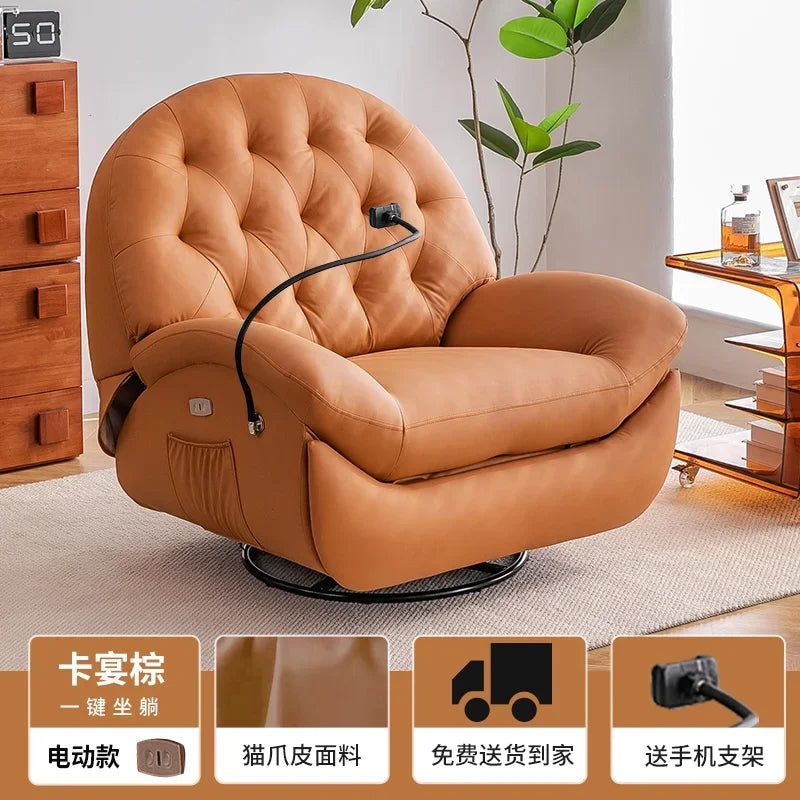 Massage Double Heating Sofa Rocking USB Mobile Phone Bracket Sofa Chair Lounges Single Modern Canape Salon Living Room Furniture