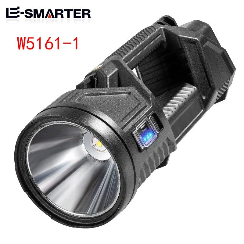 Rechargeable Lamp With Power Bank Function Flashlight Powerful Spotlight Portable Searchlight Large Capacity Lithium Battery
