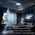 USB Mini Galaxy Star Projector With 24 Slides For Car Interior& Home Decor- Two-In-One Night Light Functionality