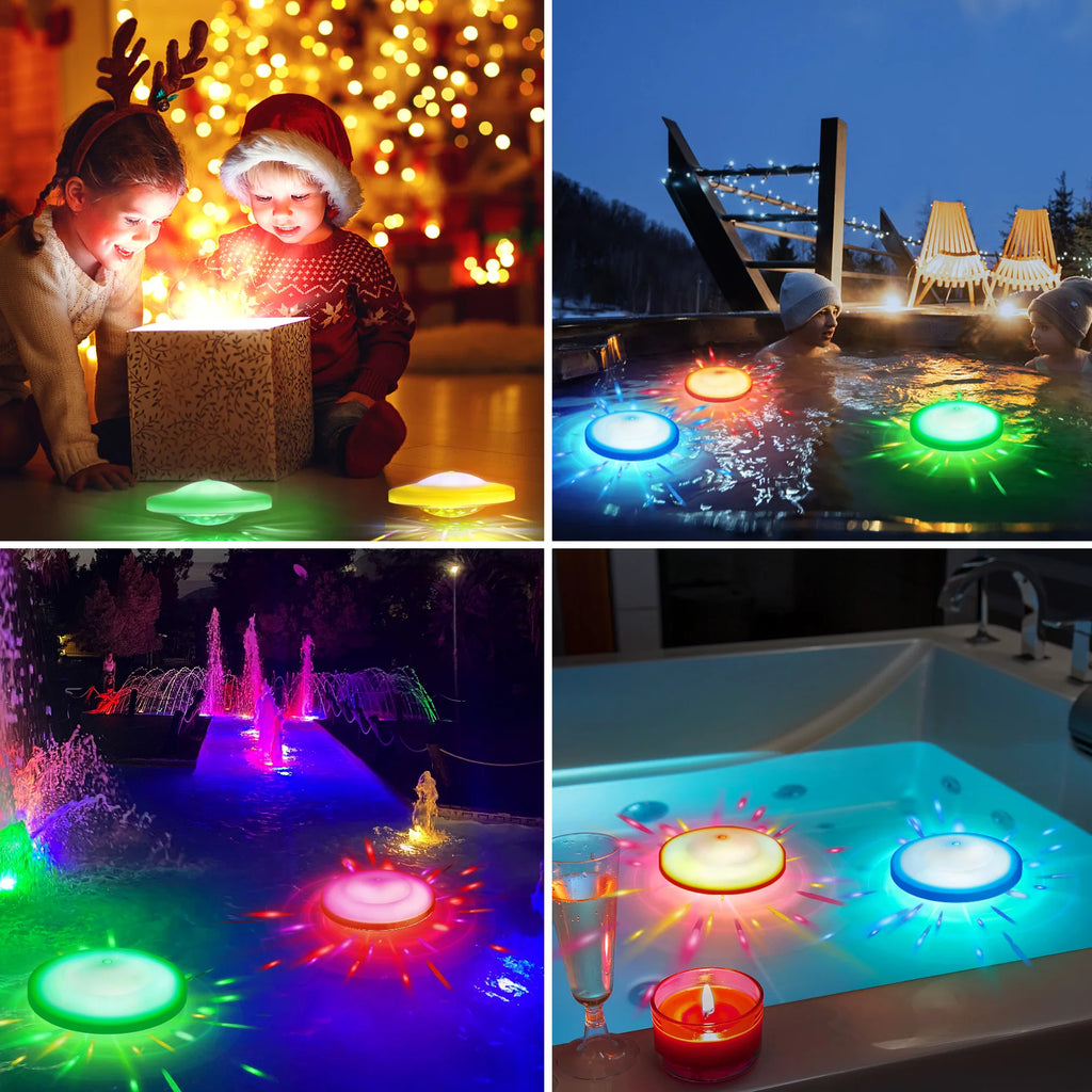 Led Floating Lights Swimming Pool Waterproof Lamp Multi Color Changing Water Drift Lamp For Fish Tank Pond Changing Light
