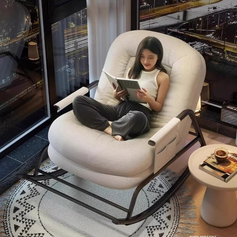 Lazy Sofa,Dog House,Rocking Chair,Home Living Room,Balcony, Folding Chair, Can Sit or Lie Down, Nap Time, Single Folding Chair