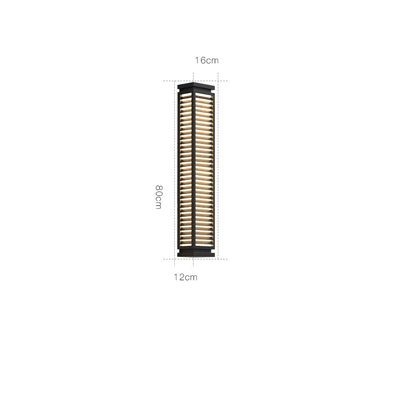 LED outdoor waterproof wall lamp IP65 exterior wall porch balcony 110V220V stainless steel garden decoration courtyard wall lamp