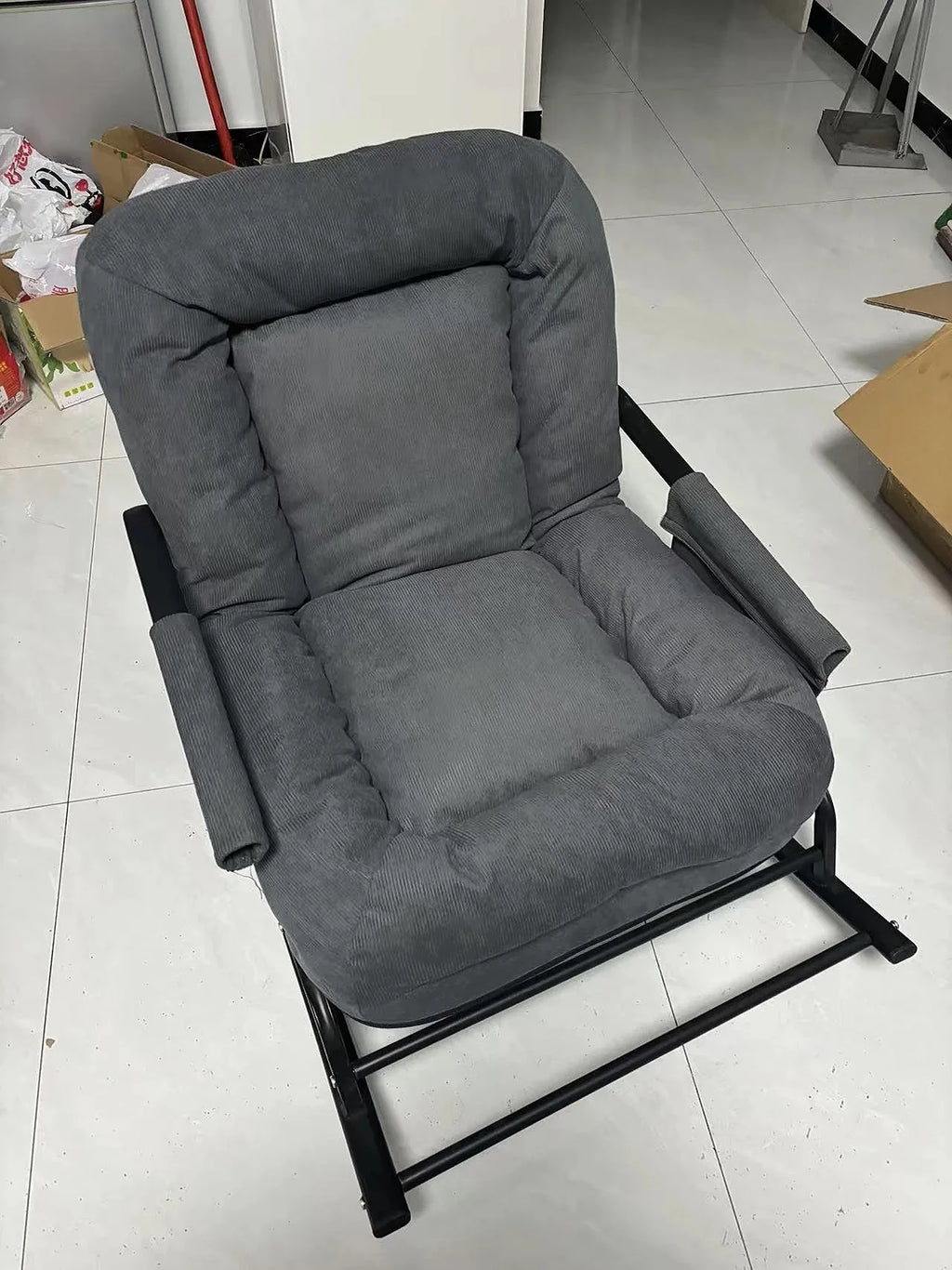 Lazy Rocking Chair Househol/d Living Room Adult Balcony Leisure Bedroom Recliner Single Lazy Sofa Human Rocking Chair Muebles