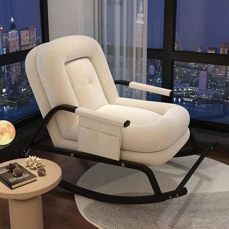 AOLIVIYA Casual Foldable Reclining Lounge Chair For Living Room Office Relaxation With Adjustable Back B369258