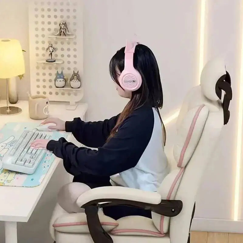 Computer Chair Work Advanced Office Desk Relaxation Armchair Pc Room Comfy Recliner Furniture chaise gaming Swivel Design Gamer