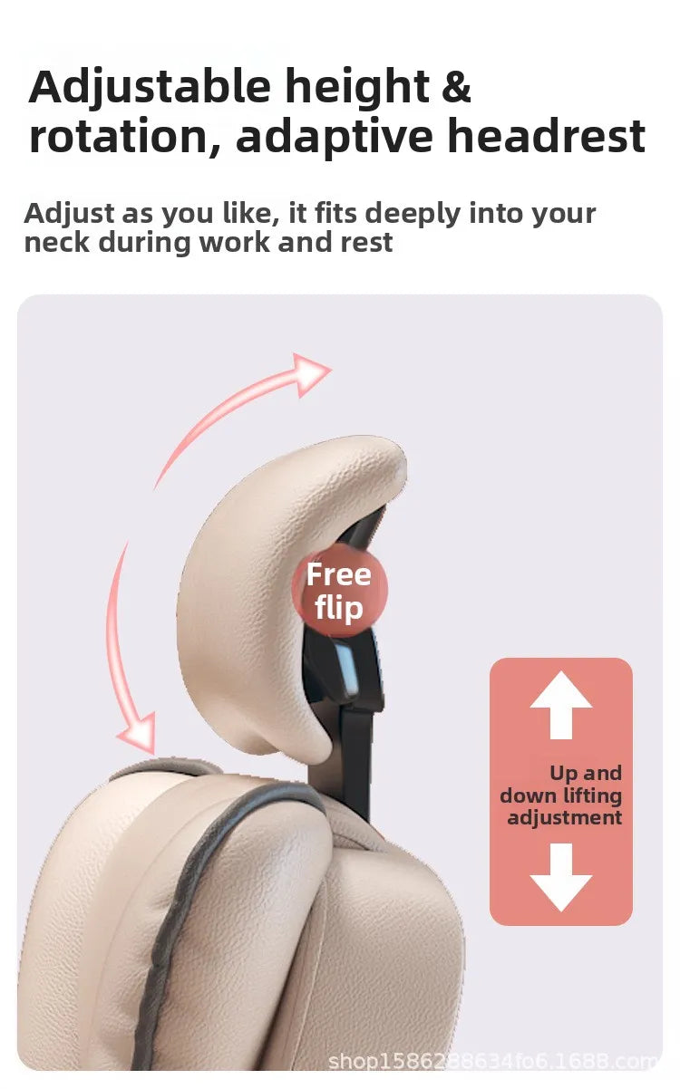 Firm Computer chair E-sports chair Home sedentary sofa Seat reclining swivel chair Study back chair