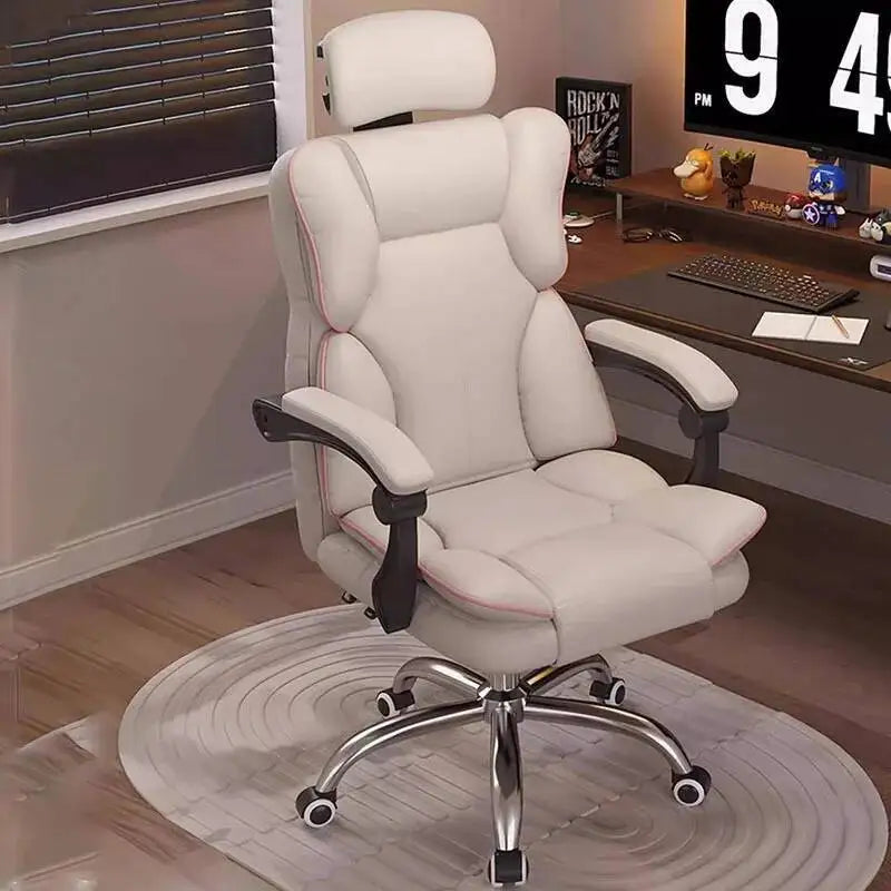 Footrest Support Living Room Computer Chair Comfortable Cushion Office Chair  Recliner Swivel Chaise De Bureaux Furniture