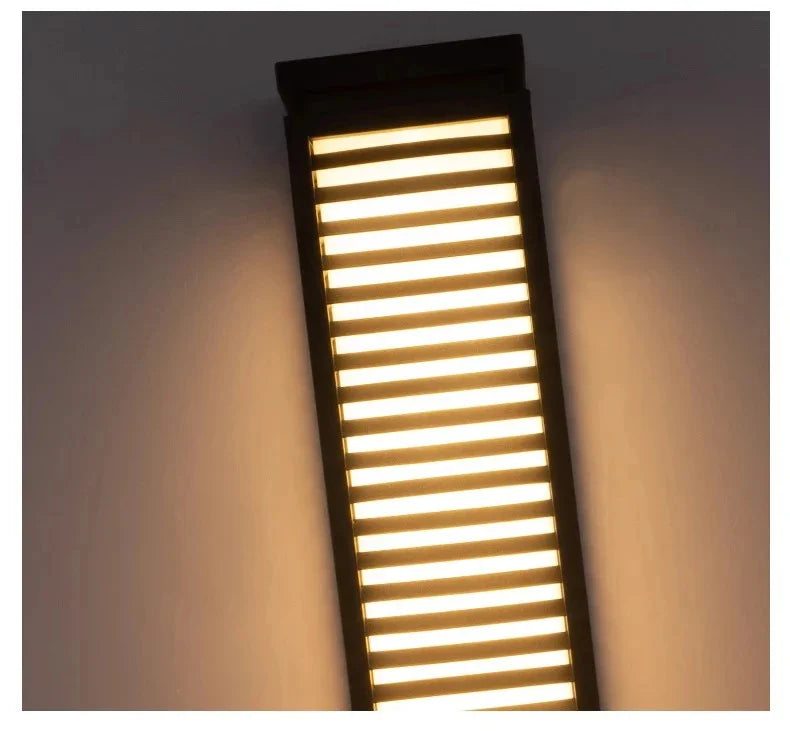 Outdoor Stainless Steel Wall Lights LED Cubical Black Lighting Fixture Waterproof Anti-Rust Sconces Luminaire for Garage Pathway