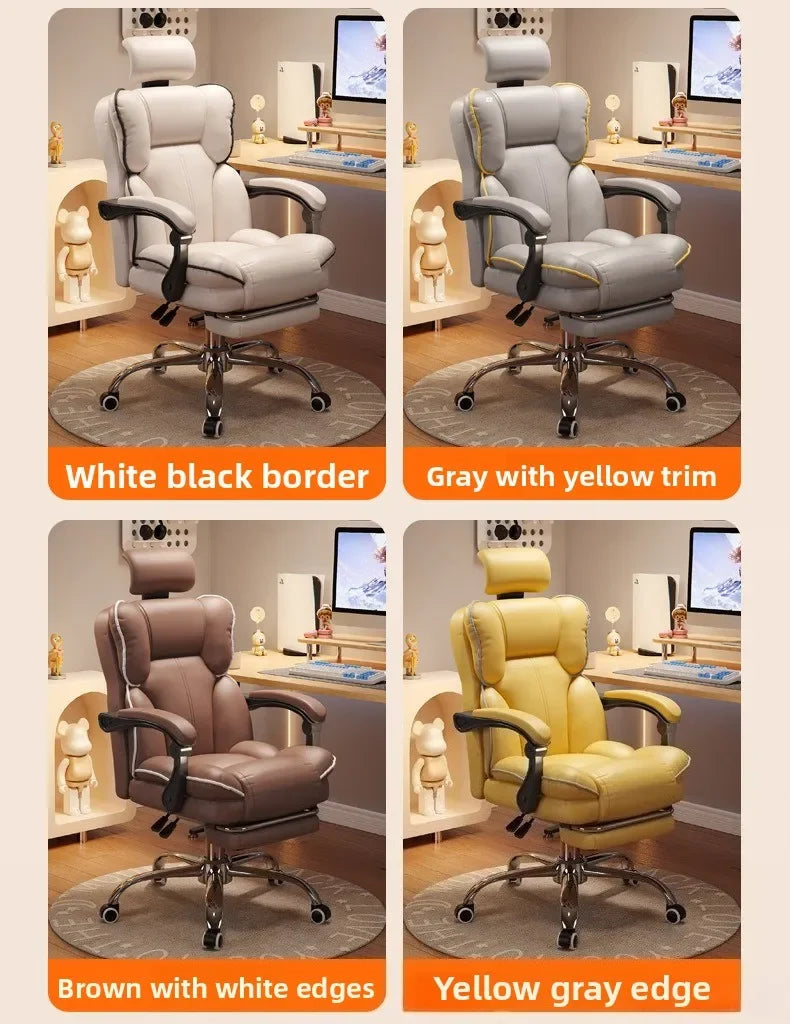 Home Comfort E-sports Chair Sedentary Study Computer Chair Office Sofa Seat Live Streaming Host Live Stream Swivel Chair