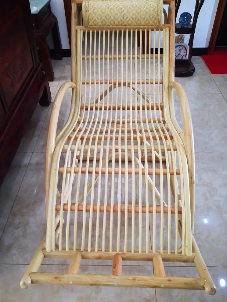 Rocking chair, hanging basket, balcony, natural, true vine, plant, weaving, elderly, household