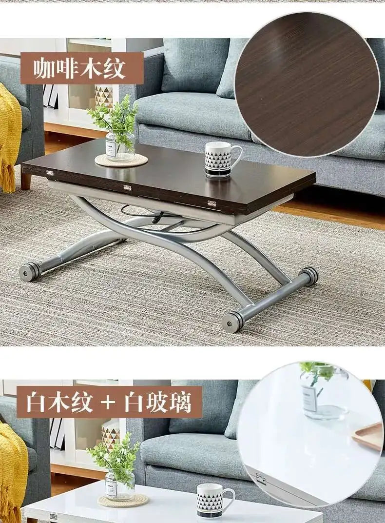 Small White Coffee Tables Nordic Design Rectangular Coffee Tables Bedroom Minimalist Mesas Table Basse Pour Salon Home Furniture