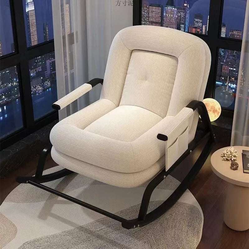 AOLIVIYA Casual Foldable Reclining Lounge Chair For Living Room Office Relaxation With Adjustable Back B369258