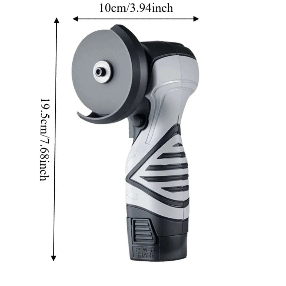 Cordless Design Electric Angle Grinder Protective Guard Compact Cordless Angle Grinder Tool Non-slip Striped