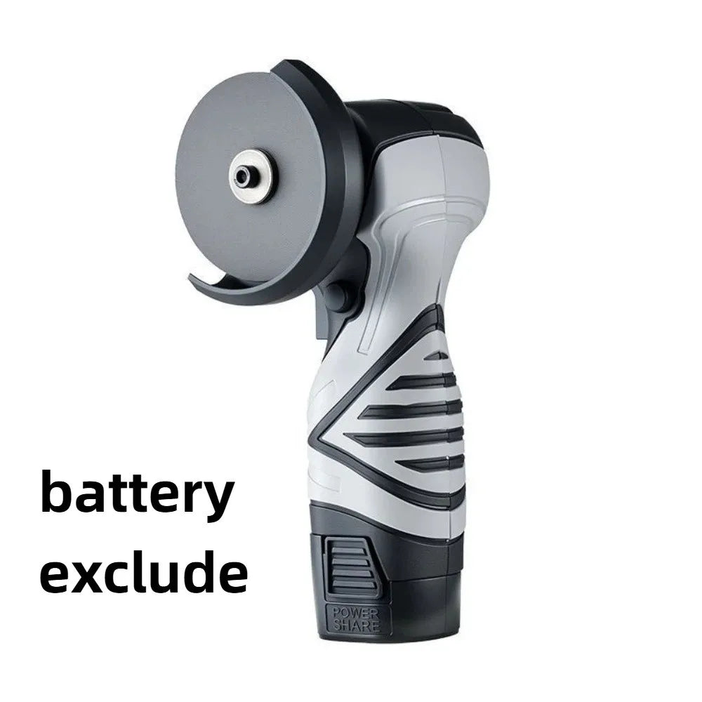Cordless Design Electric Angle Grinder Protective Guard Compact Cordless Angle Grinder Tool Non-slip Striped