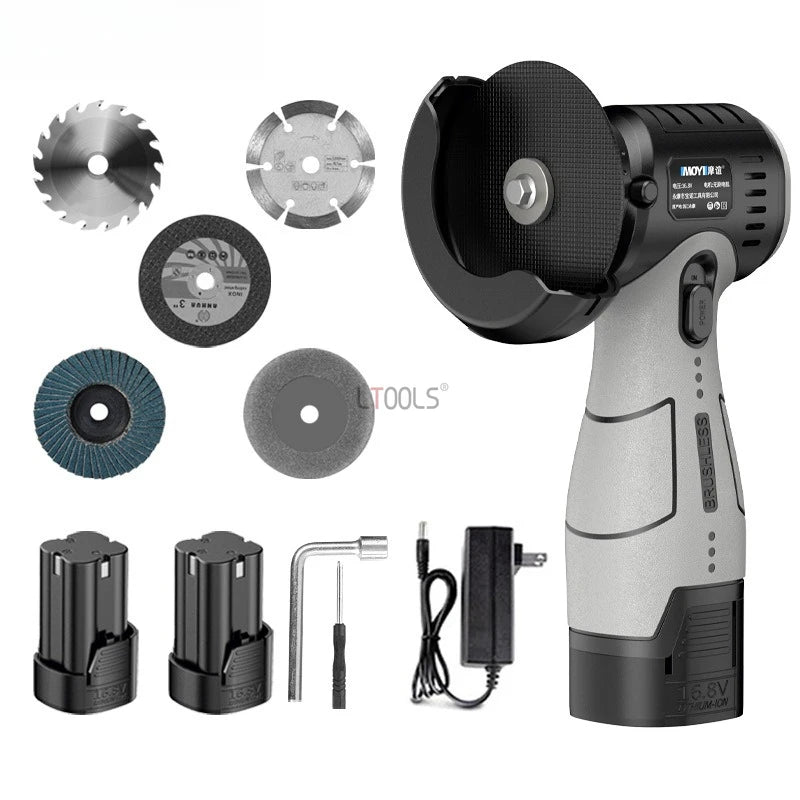 Brushless Angle Grinder Cordless Lithium Battery Handheld Electric Scissors for Cutting Wood Plastic Metal Rebar Professional