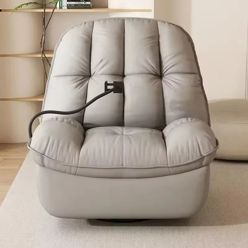 2026 Manual operation rotation  Lazy couch  high quality comfortable Modern Lounge Single Recliner Sofa