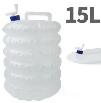5L/10L/15L Outdoor Camping Bottle Collapsible Foldable Water Container,Water Tank Bucket Water Dispenser Storage Pail Water Bag