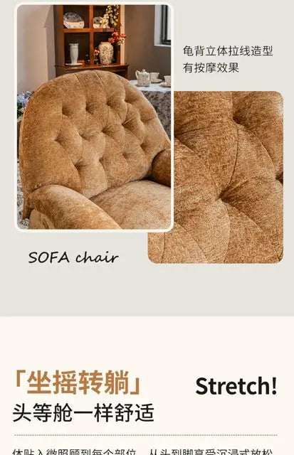 Re Plica Heating USB Sofa Luxury Elegant RotatableVoice Control Single Small Chaise Couch Lounge Nordic Muebles Trendy Furniture