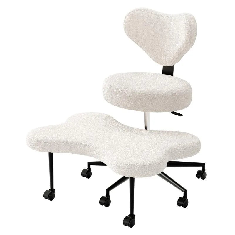 Cross-legged Chair Computer Desk Office Seat Sitting Not Sitting Easy Chair Dormitory Stool Squatting