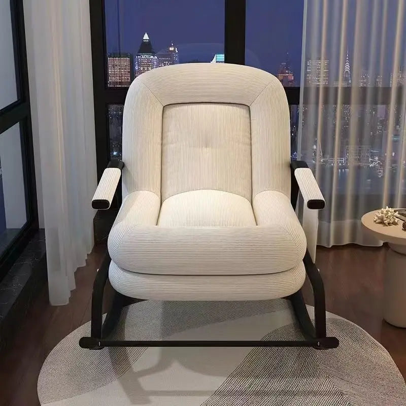 Living Room Bedroom Leisure Single Recliner Sofa Rocking Chair Balcony Leisure Chair House Hold  Chair Lazy Sofa