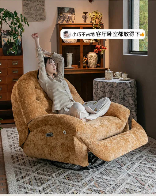 Re Plica Heating USB Sofa Luxury Elegant RotatableVoice Control Single Small Chaise Couch Lounge Nordic Muebles Trendy Furniture
