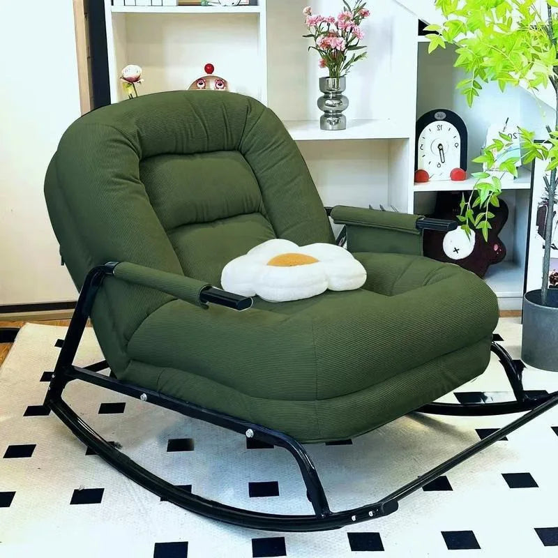 Lazy sofa single household living room rocking chair adult tatami lounge chair