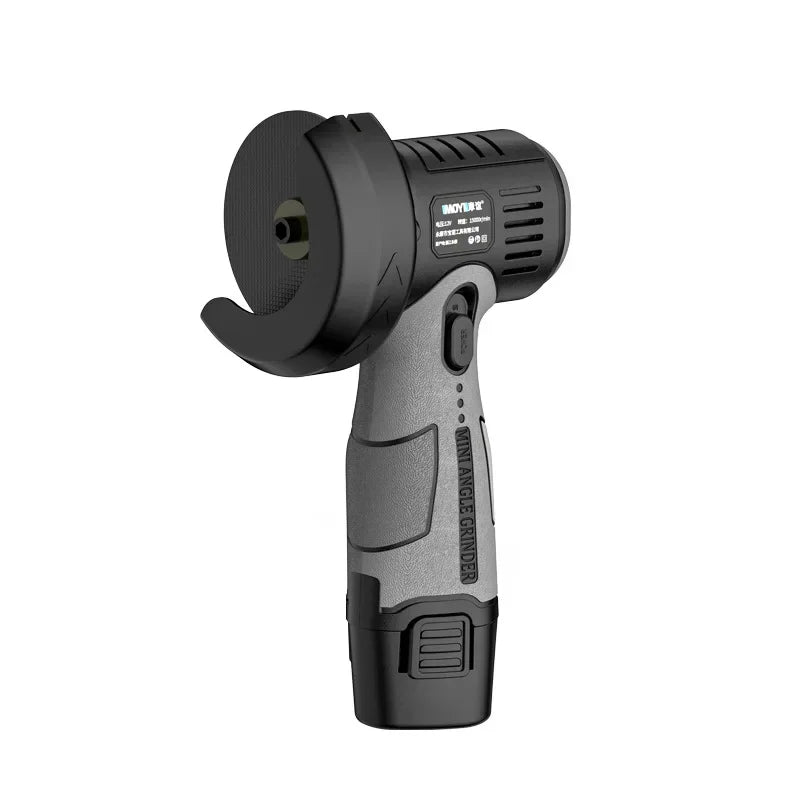 New12V Lithium Battery Mini Angle Grinder Portable Lithium Battery Wireless Small Angle Grinder Grinding Cutting and Polishing M