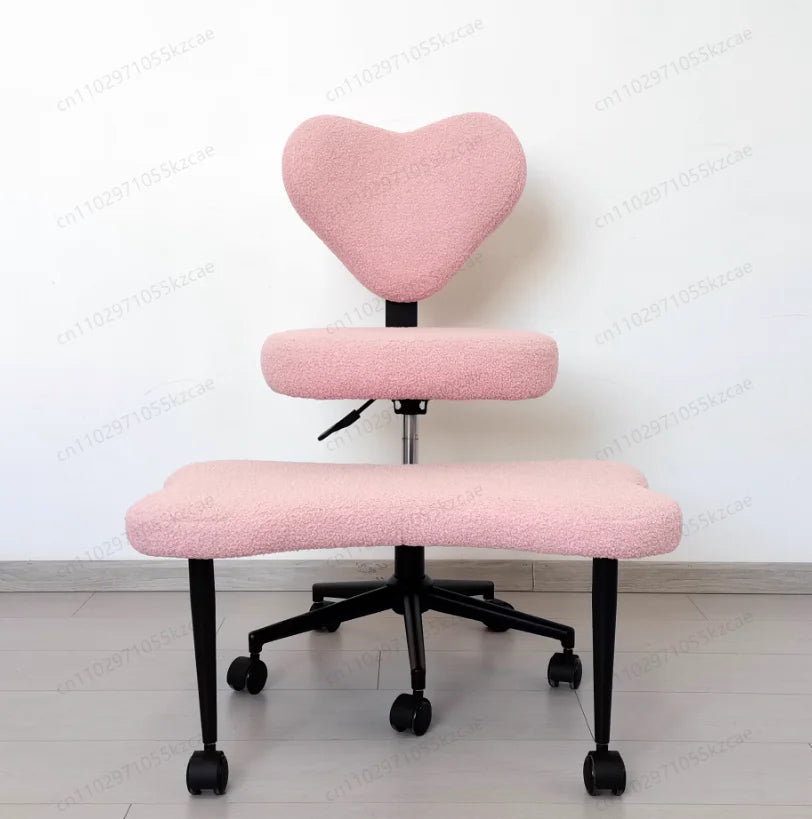 Sherpa Fleece Meditation Chair for Women, Cross Legged Sitting Stool for Yoga & Relaxation, Soft Teddy Fleece Floor Chair