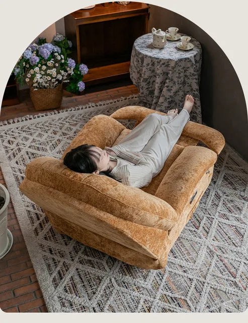 Re Plica Heating USB Sofa Luxury Elegant RotatableVoice Control Single Small Chaise Couch Lounge Nordic Muebles Trendy Furniture