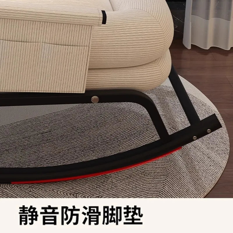 creamy style dog house rocking chair, single lazy person, home small sofa,Swinging chair, lounge chair, adults can sleep