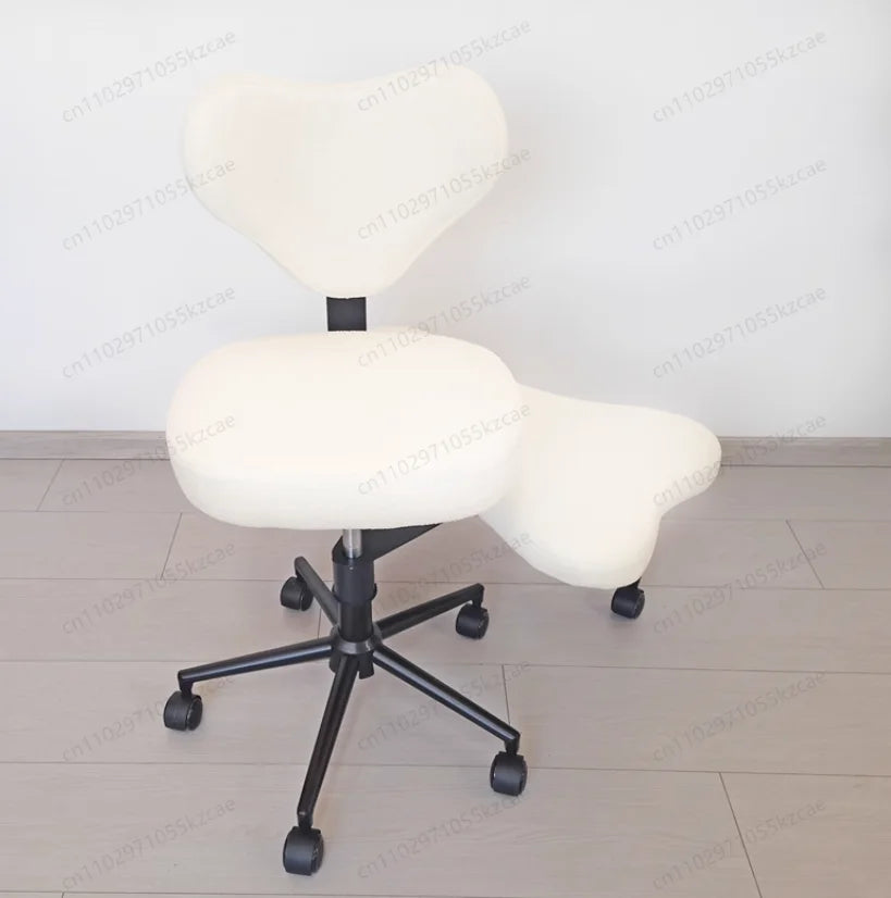 ZCross Leg Chair - Meditation Chair With Wheels, ADHD Chair, Height Adjustable Seat, Adjustable FootstoolZ