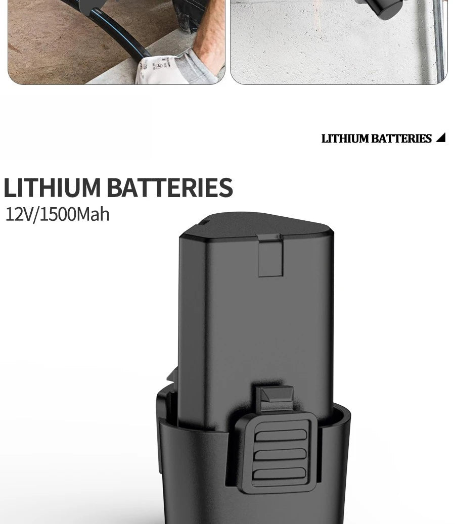 12V Lithium Mini Angle Grinder, Portable Lithium Wireless Small Angle Grinder, Grinding, Cutting, Polishing Machine Tool