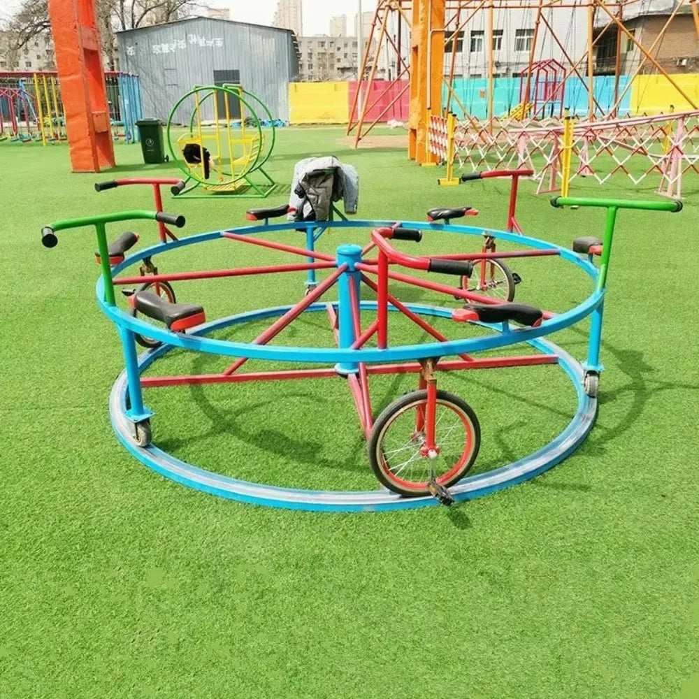 Kindergarten multi-person tricycle 8-seat low-cost children's toy car for sale